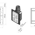 KIT Saugsteckdose + Unterteil für Schlauch in der Wand (größer) - KIT-HS5000W