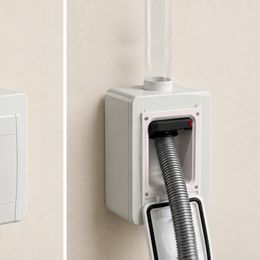 A revolution in garage and workshop cleaning: install In-Wall Hose comfort without chasing into the