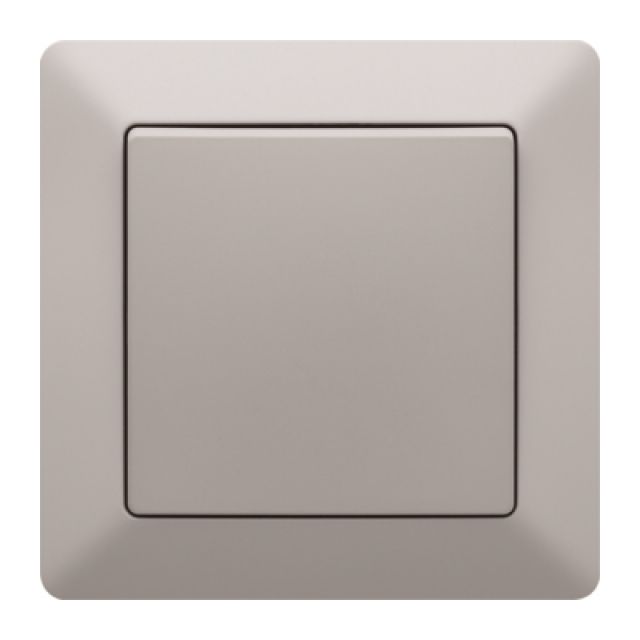 ABB ZONI inlet cover - grey, incl. frame - 2CHT500200A4141