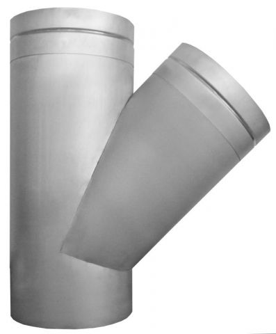Odbočka 45 nerez 300mm - STL-004