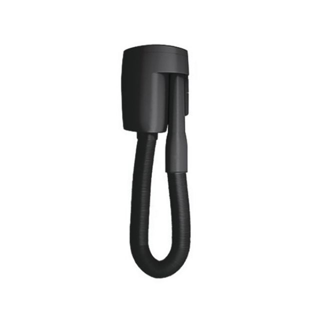 WALLY FLEX wall or cabinet connection, black - NEW-WALLY-TR-B